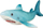 Lodër pelushi për qen Duvoplus Shark Ocean, me fishkëllimë, blu