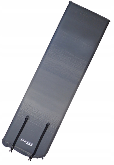 Dyshek vetëfryrës për kamping Kubisport, 186 cm, 5 cm, gri e çelët