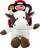 Lodër pellushi për qen Aqua Nova Petnova Plush Squeaky Cow, 32cm, shumëngjyrëshe