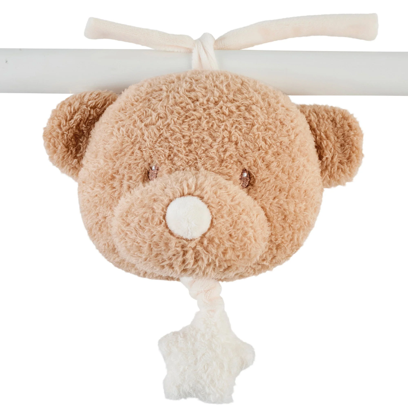 Loder me muzik Bear TEDDY - 16 cm - Teddy Caramel