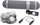 Set mbrojtës mikrofoni Rycote Super-Shield Medium, për shotgun, me windjammer, gri