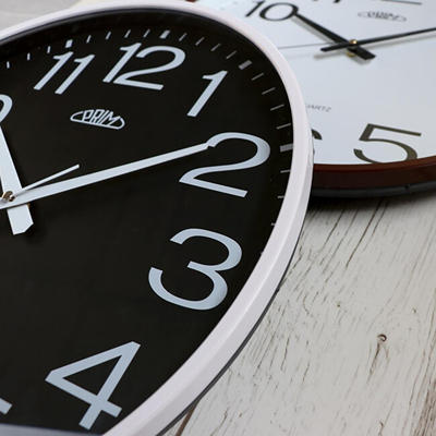 Orë muri Prim Classic Style E01P.3987.5000, e bardhë