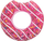 Rreth uji Bestway Sprinkler Donut, 107cm, vinil i qëndrueshëm, shumëngjyrësh
