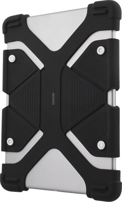 Mbulesë silikoni për tablet DELTACO Silicone Cover Tripods, 9"-11.6", e zezë