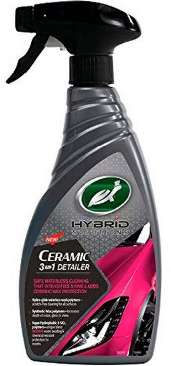 Pastrues i thatë për makina Turtle Wax Hybrid Solutions Ceramic 3n1, 500ml, transparent