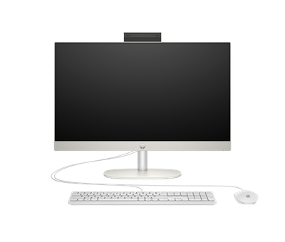 Kompjuter HP PC AIO 24-cr0012nh, 23.8'', Intel Core i5-1335U, 8GB RAM DDR4, 512GB SSD, Intel Iris Xe Graphics, shell white