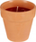 Kandil balte Flowerpot, në formë vazoje me lule, ngjyrë natyrale