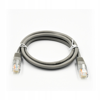 Kabllo rrjeti patch cord RJ45 UTP, Cat.5e, 1 m, gri