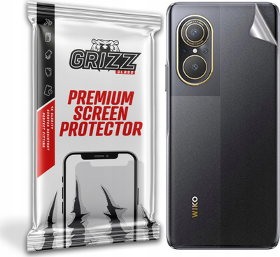 Foli mbrojtëse GrizzGlass SatinSkin për Wiko 5G, për mrapa, transparente mat