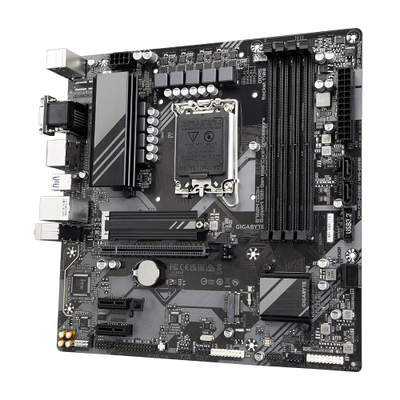 Матична плоча Gigabyte B760M DS3H, LGA 1700, DDR5, micro ATX, црна