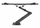 Mbajtës TV për mur Serioux TV61-443, 32"-70", 50 kg, i zi