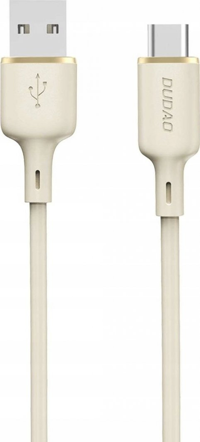 Кабел за полнење Dudao L7SC, USB A во USB C, 5A, 1m, беж