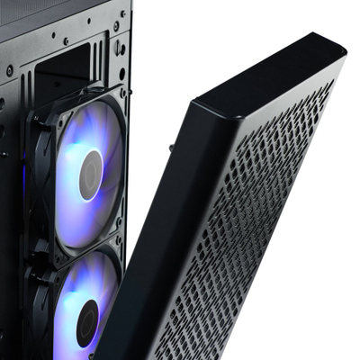 Kasë PC Cooler Master Elite 502, MIDI Tower, ARGB, e zezë
