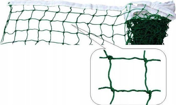 Rrjetë badminton Netex Colored, 6.1 m, 0.76 m, e zezë