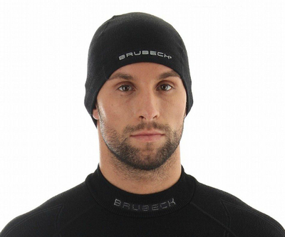 Kapelë termoaktive Brubeck Thermoactive Wool Trekking, lesh merino, unisex, gri