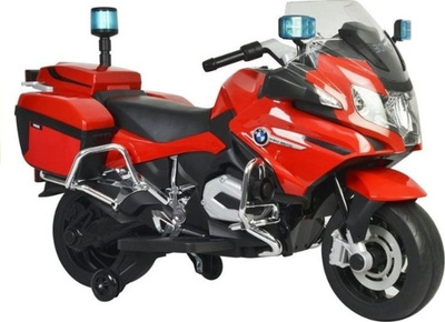 Motoçikletë elektrike për kalamaj Lean Sport BMW R1200 Police, 12V, 45W, e kuqe
