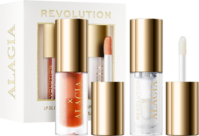 Set buzë Makeup Revolution X Alagia Dominicana Glow & Sunburn, set dhuratë, nuanca të ngrohta