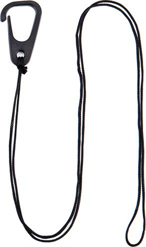 Litar për kapak lente JJC Lanyard, me karabinë, i zi