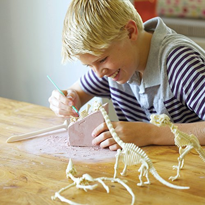 Set gërmimi dinosauri KidzLabs Dig a Dinosaur Skeleton Tyrannosaurus Rex, model 3D, lodër për mësim e lojë