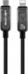 Kабел USB Wekome WDC-181, USB C во Lightning 1.2m, 20W, црна
