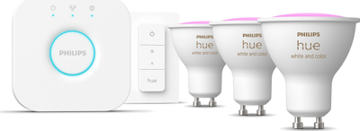Спот светло Philips Hue White and Color Ambiance 929003666510, GU10, 4.2W, со Блутут