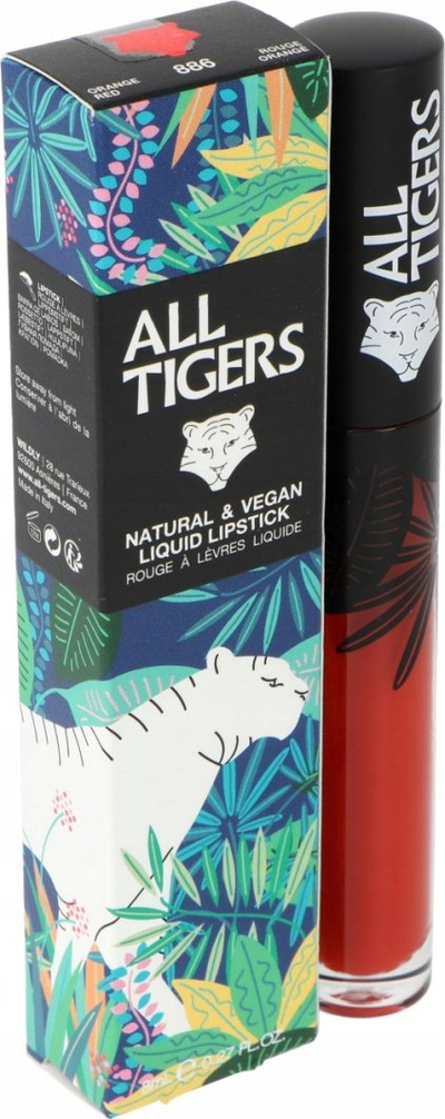 Buzëkuq i lëngshëm Envie Natural Long Lasting, mat, ngjyra Orange Red