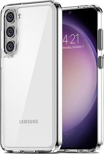Maskë mbrojtëse Crong Crystal Shield për Samsung Galaxy S23 Plus, transparente