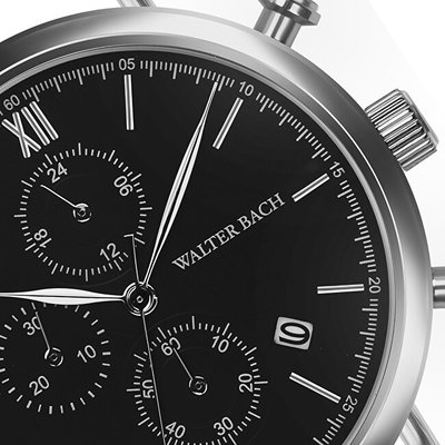 Orë dore Walter Bach Augsburg Silver Mesh BBD-3520