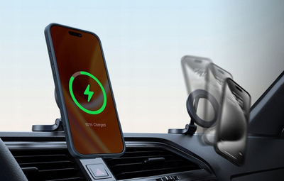 Mbulesë telefoni Torras Pstand Spin për iPhone 16 Pro Max, me këmbë mbajtëse rrotulluese, e zezë