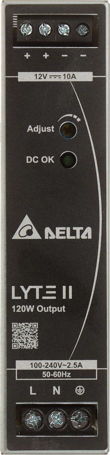 Furnizues energjie Delta Electronics DRL-12V120W-1EN, 12V, 120W, për shinë DIN