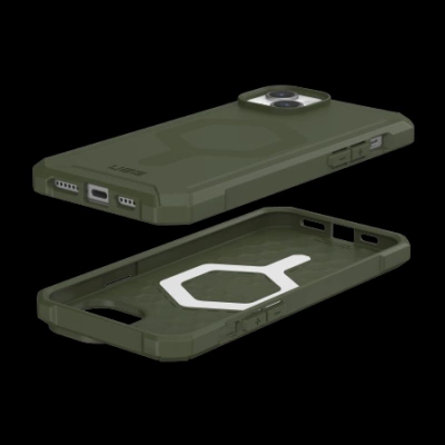 Mbrojtëse telefoni UAG Essential Armor për iPhone 15 Plus 6.7", MagSafe, jeshile ulliri