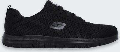 Atlete për goca Skechers, tekstil, taban i rehatshëm, e zezë