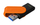 USB flash Kingston DataTraveler Exodia S, 256GB, USB 3.2, portokalli