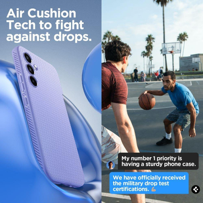Mbulesë telefoni Spigen Liquid Air për Samsung Galaxy A54 5G, TPU, mbron mirë nga goditjet, lejla