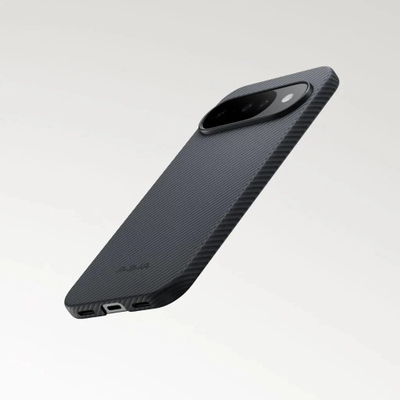Mbulesë Pitaka MagSafe Backcover, për Google Pixel 10 10 Pro, ultra e hollë, e zezë gri