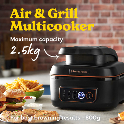 Fritezë ajri Russell Hobbs, 5.5L, 1745W, e zezë