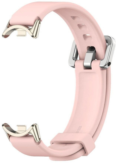 Rrip dore Tech-Protect Iconband Classic për Xiaomi Smart Band 8 9 10 NFC, silikon, rozë e çelët