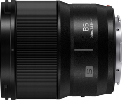 Objektiv Panasonic Lumix S 85mm f/1.8, prime për L Mount, ngjyrë e zezë