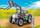 Lodër traktor Playmobil Country 71305, set 31 pjesë, me kabinë hapëse, shumëngjyrësh