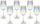 Set kupa vere Secret De Gourmet Fantasy, 6 copë, 380 ml, transparente