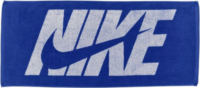 Спортски пешкир Nike N1013385, за теретана и плажа, сина боја