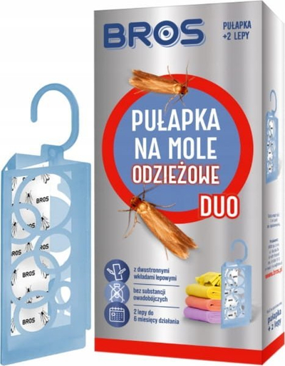 Kurth për mola rrobash BROS DUO, feromon, me fishekë zëvendësues, blu