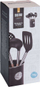Set veglash kuzhine Excellent Houseware, të zeza