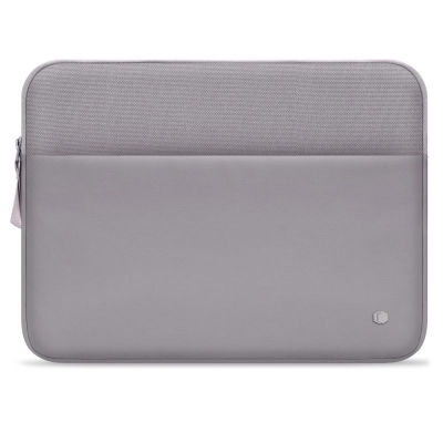 Çantë laptopi Tech-Protect Sleeve, 15-16", me xhep përpara, gri