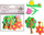 Stickerë shkumë 3D Titanum Flowers Trees Grass, set 12 copë, shumëngjyrësh