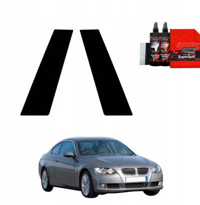 Film për shtylla GrizzGlass BodyShield, BMW 3 E92 Coupe Pre-LCI, i zi