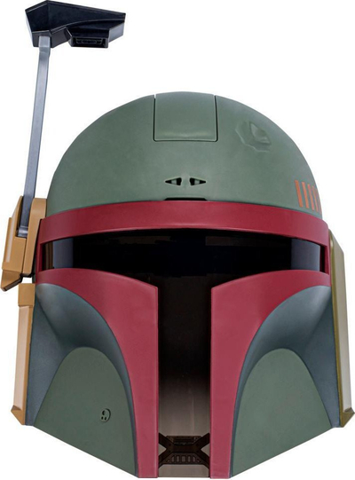 Електронска маска Star Wars Boba Fett F6868, со звучни ефекти, за деца, зелена