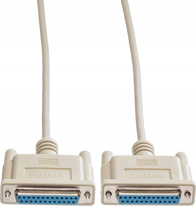 Kabllo serial Roline DB25 F/F, 3m, gri