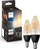 Llambë inteligjente Philips Hue Candle E14, 4.9W, set 2 copë, e zezë