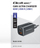 Karikues Qoltec 50766 GaN ULTRA, 2x USB USB C, Power Delivery Quick Charge 3.0, i bardhë